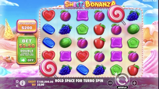 Sweet Bonanza pokie at Methspin Casino Australia